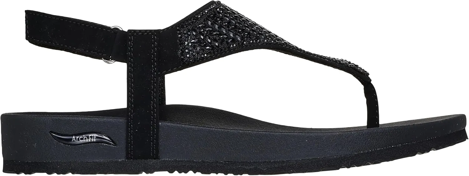 Skechers Women's Arch Fit Meditation-Hidden Gems Flip-Flop