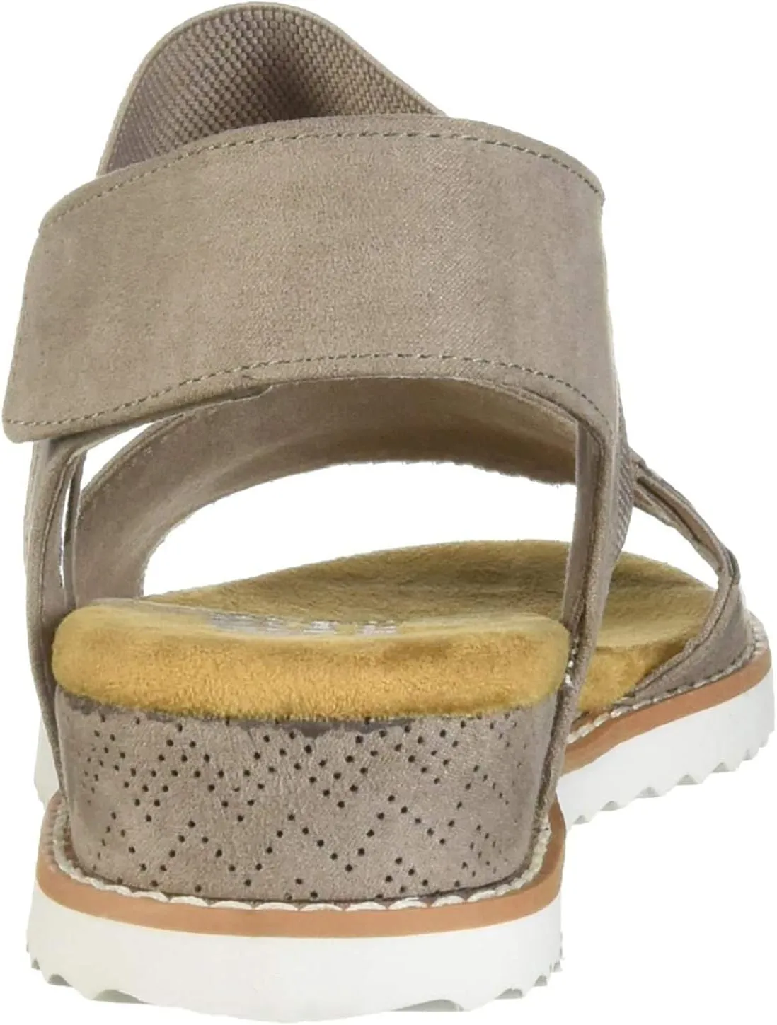 Skechers Women's Desert Kiss-Stretch Quarter Strap Sandal Flat
