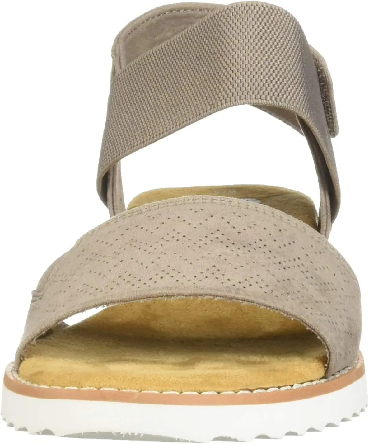 Skechers Women's Desert Kiss-Stretch Quarter Strap Sandal Flat
