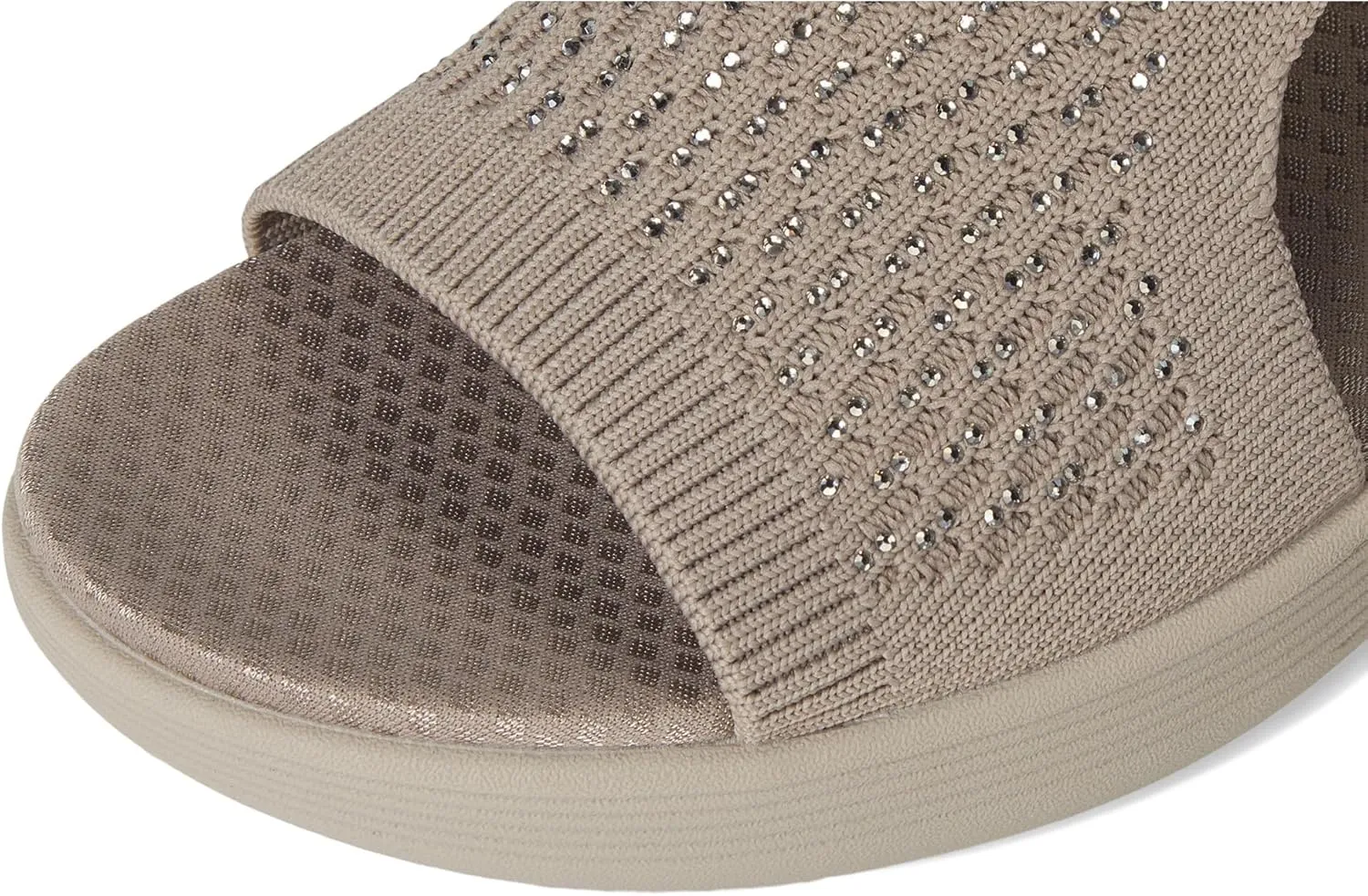 Skechers Women's Martha Stewart's Pier-lite-Park Path Hands Free Slip-ins Wedge Sandal