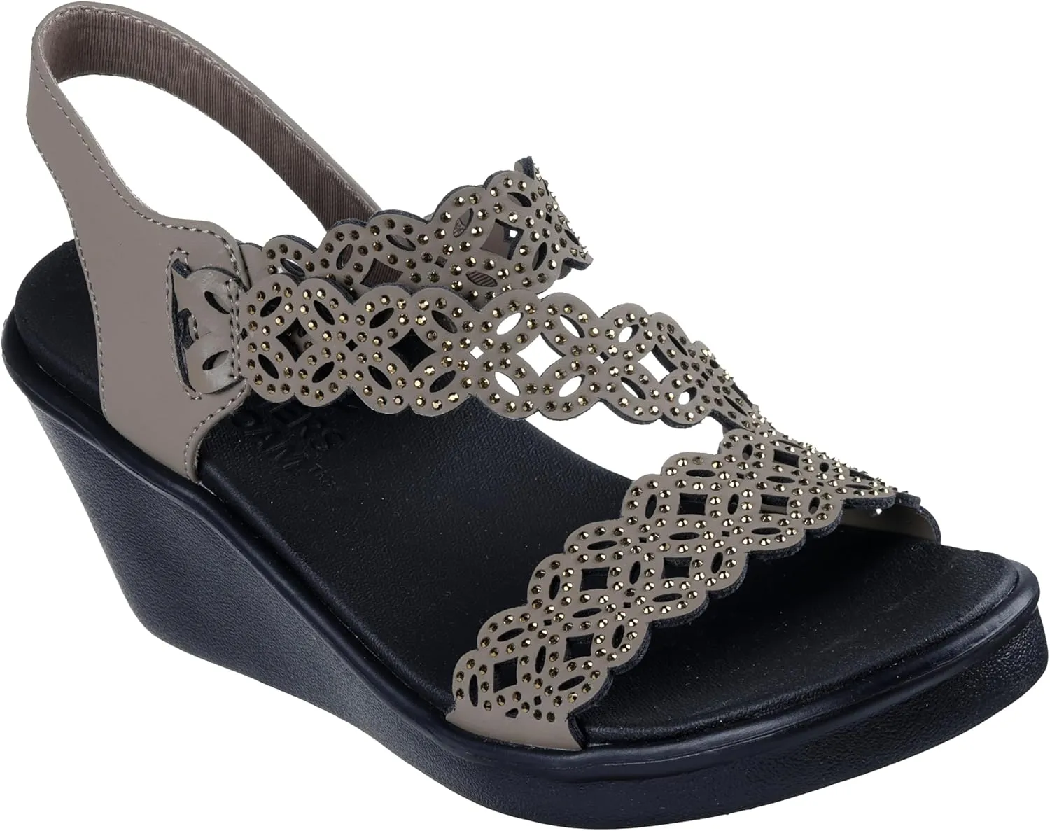 Skechers Women's Rumble on-Sassier DayZ Wedge Sandal
