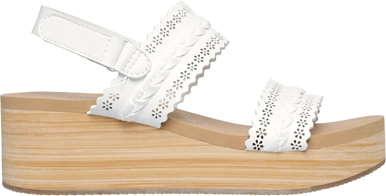 Skechers Women's Summers-Coastal Stroll Wedge Sandal