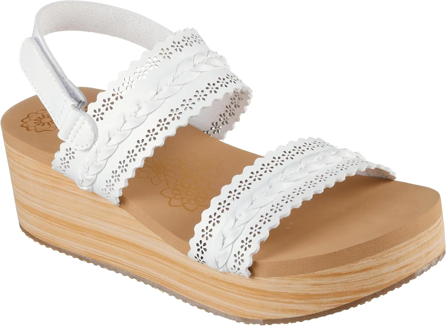 Skechers Women's Summers-Coastal Stroll Wedge Sandal