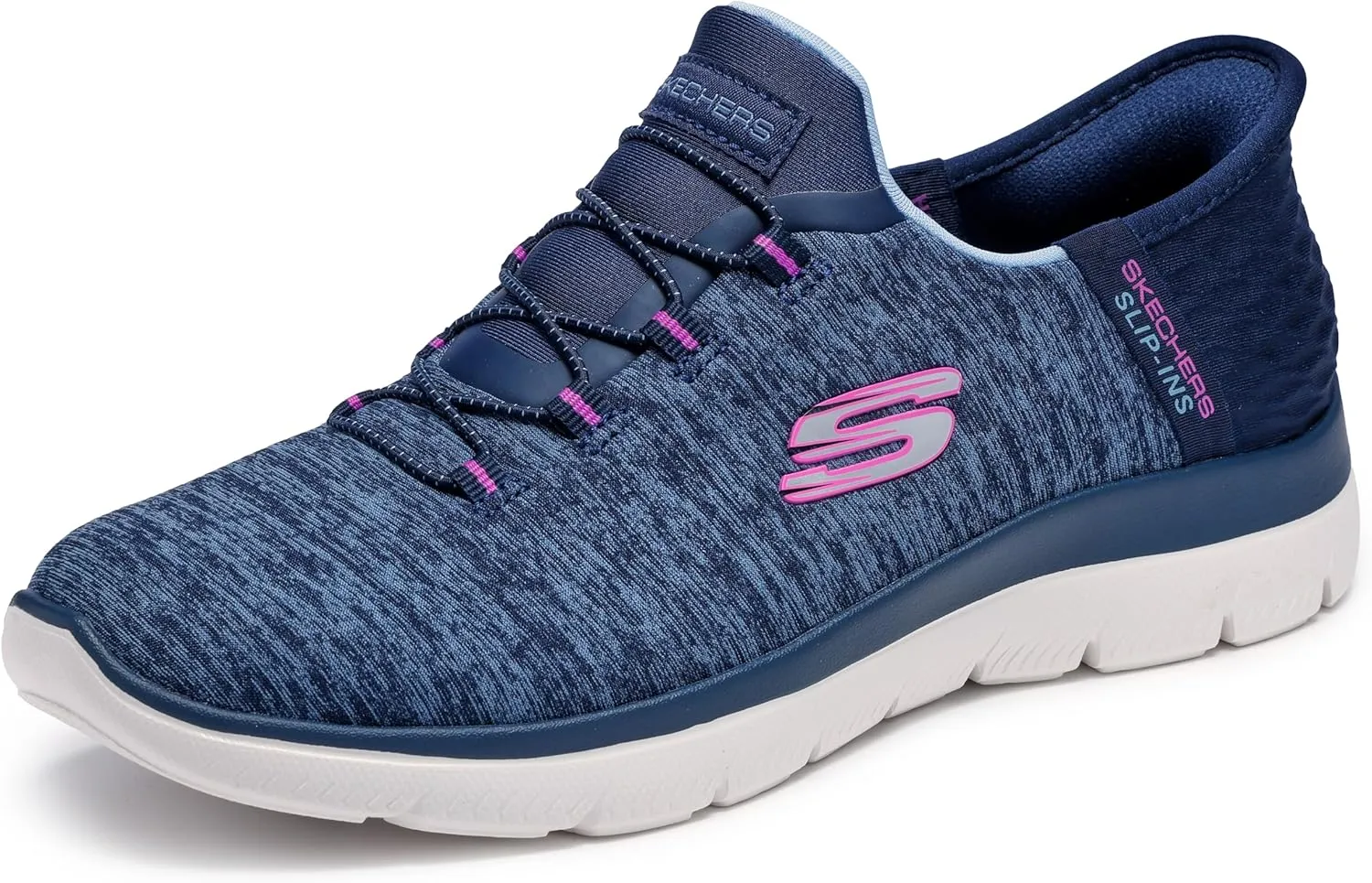 Skechers Women's Summits Hands-Free Slip-Ins – Memory Foam Insole, Heel Pillow, Vegan Materials Sneakers