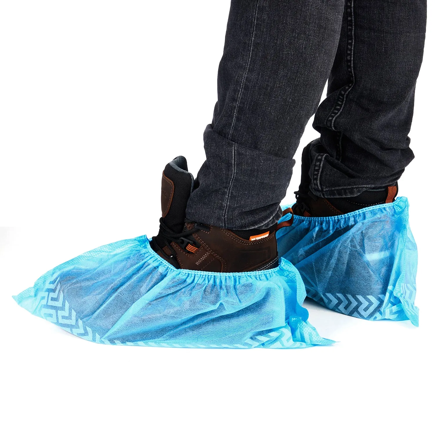 Slip-Resistant Boot & Shoe Covers, Blue, 100 count
