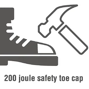 Slipbuster Safety Lace Up Black 43