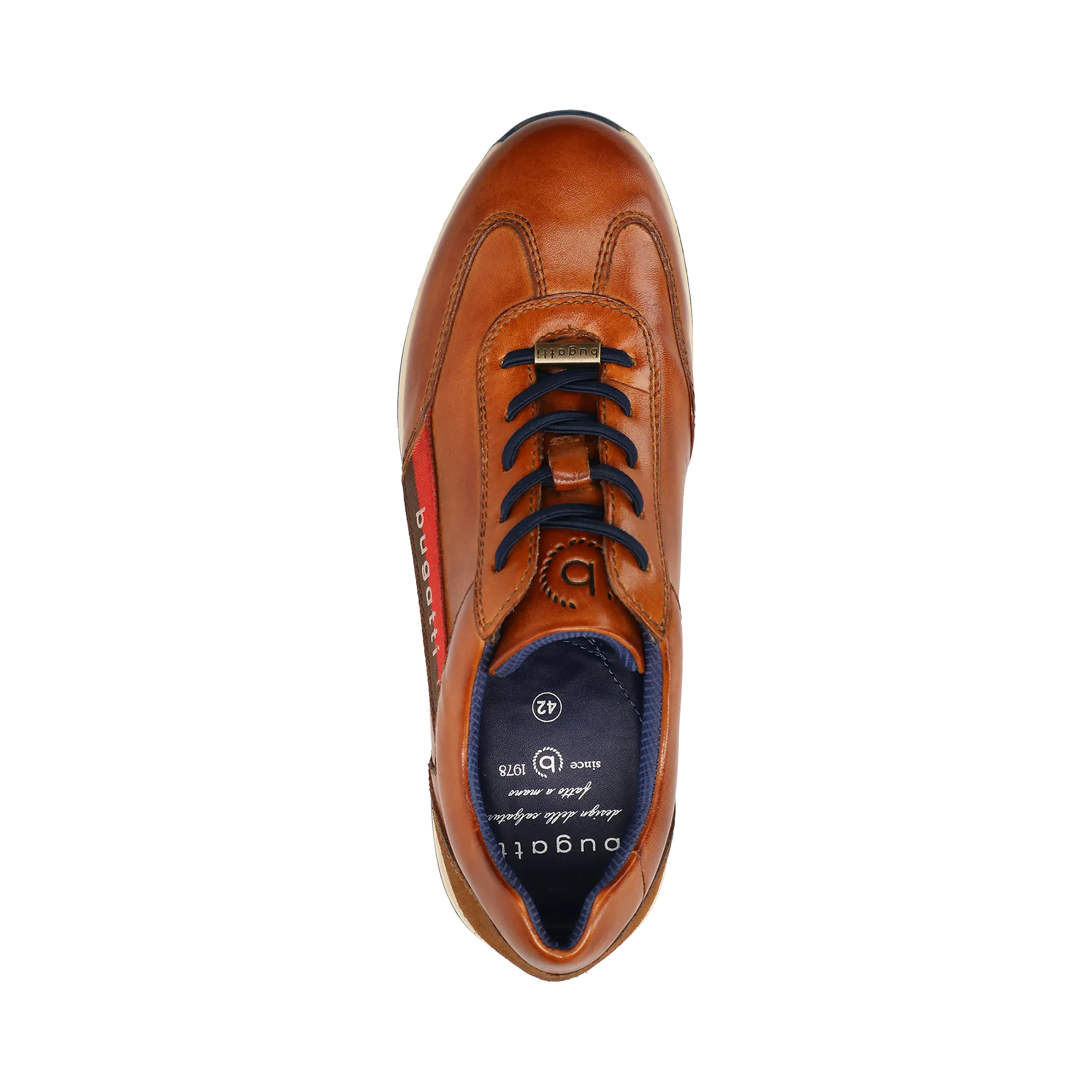 Sneaker cognac