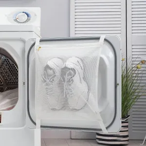 Sneaker Wash and Dry Bag for Dryer, Sneaker Drying Bag for Laundry, with Suction Cup Hooks for Easy Installation, Use YKK Zipper（1 Coarse Mesh）
