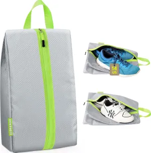 Soccer Cleat Bag - Odor-Absorbing Lightweight Track Shoe Organizer for Travel, Gym & Sports | Smell-Proof Storage with Active Carbon Fabric (Ideal for Spikes, Golf, Tennis，Bowling)
