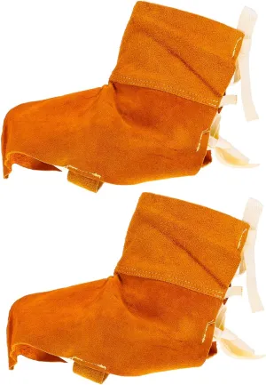 Spats for Welding Boot Protectors Suede Shoe Covers Welder Boot Protector Random