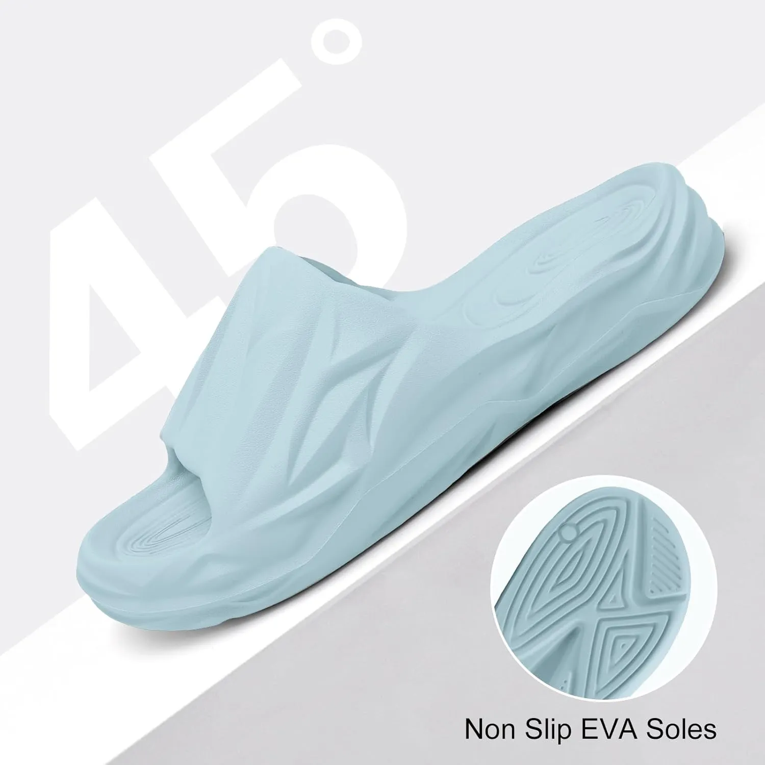 Spesoul Cloud Slides for Men Women Soft Thick Sole Slide Sandals Recovery Foam Pillow Slippers for House Shower Pool Beach Indoor Outdoor Walking