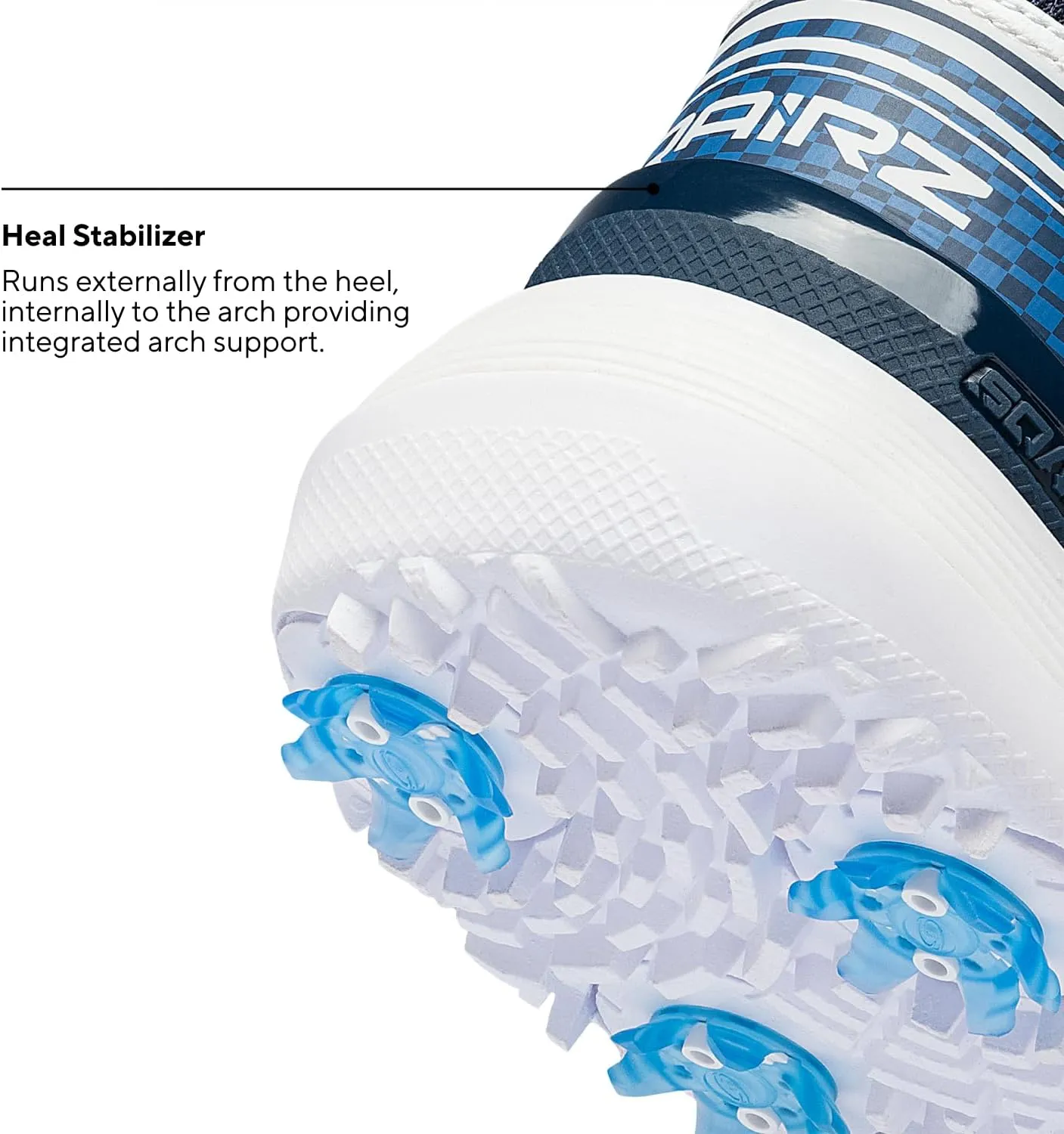 SQAIRZ Speed ProS2 Men's Athletic Golf Shoes, Designed for Balance & Performance, Replaceable Spikes, Waterproof