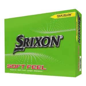 Srixon Soft Feel 12 Ball Pack (Yellow)