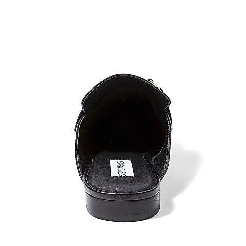 Steve Madden Kandi Slipon Loafer Black Leather 8 M Us