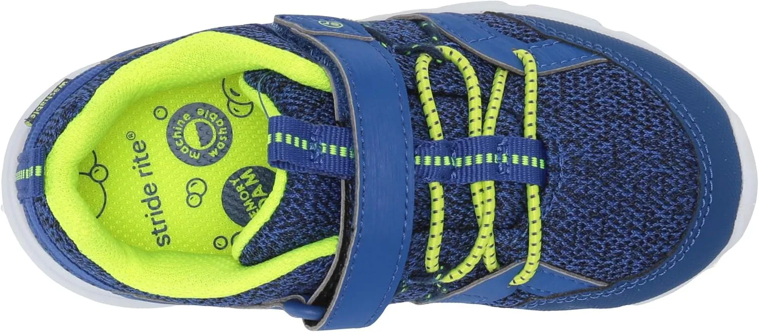 Stride Rite Unisex-Child Ocean Girl's and Boy's Machine Washable Athletic Sneaker