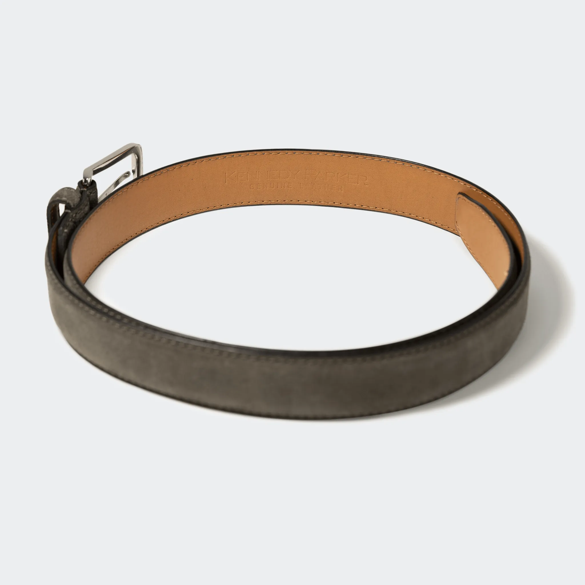 SUEDE BELT ANTHRACITE