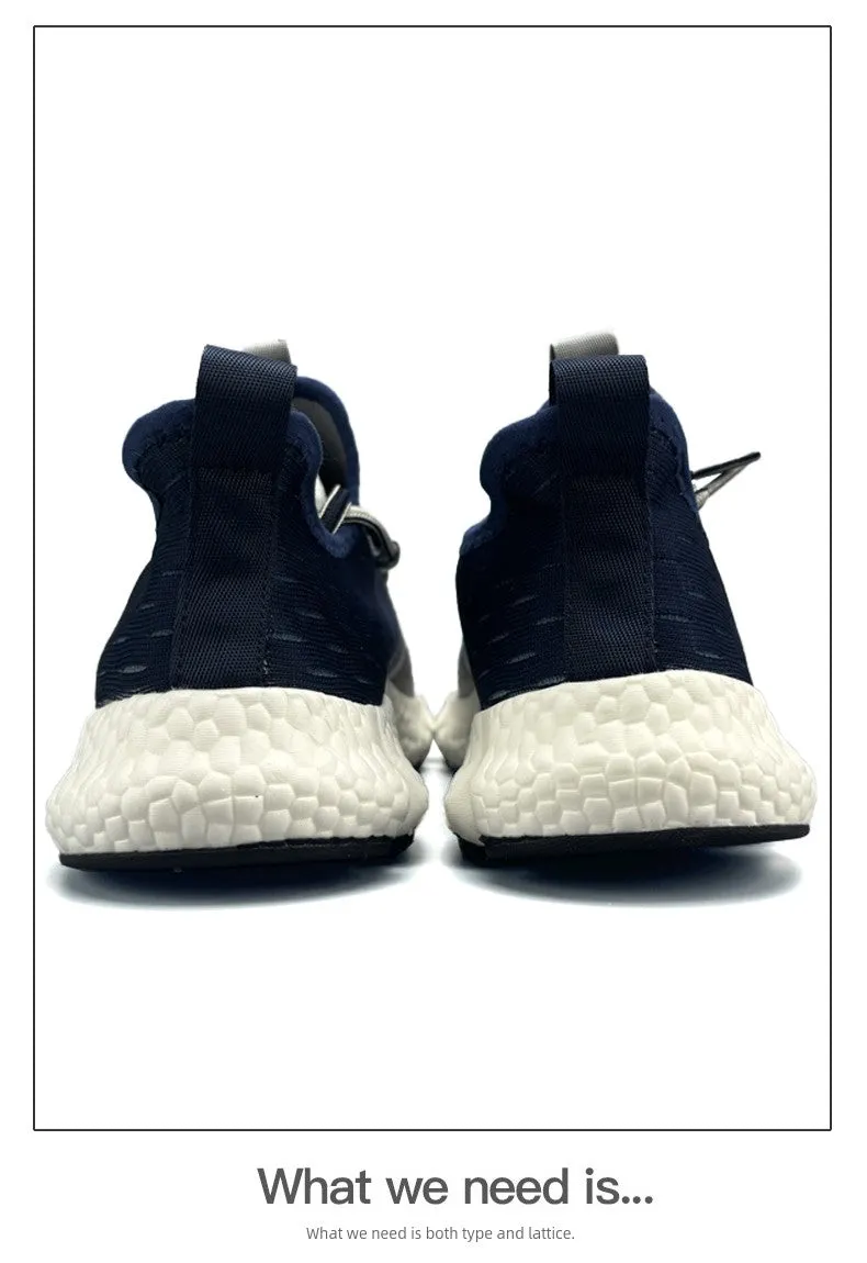 Summer Popcorn Built-in features Comfortable Express worldwide Shoes Gradient Flyknit Breathable Men's 2