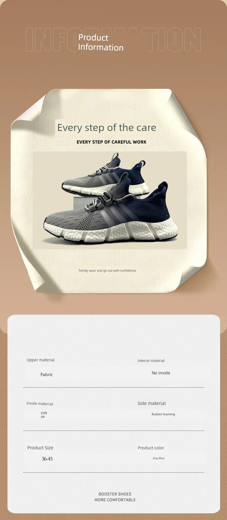 Summer Popcorn Built-in features Comfortable Express worldwide Shoes Gradient Flyknit Breathable Men's 2