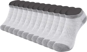 Sunew Viscose Bamboo Socks, Unisex Cushioned Comfortable Ankle Workout Hiking Golf Socks 6 Pairs