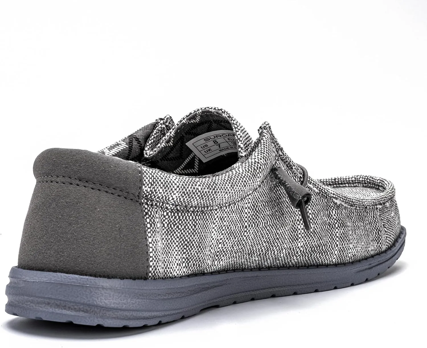 suroad Men's Loafers Slip on Shoes for Men Casual Canvas Shoes Comfortable & Light-Weight