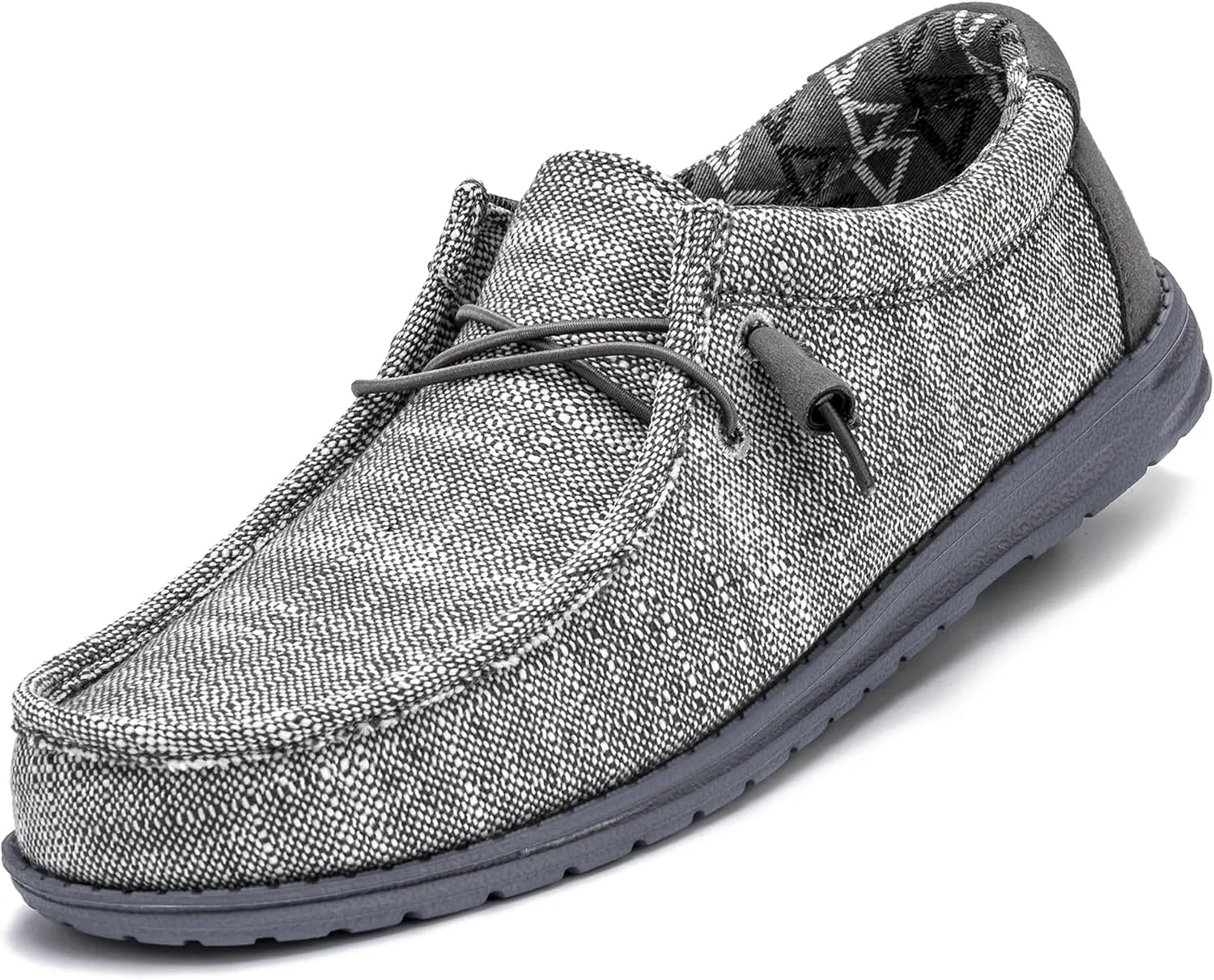 suroad Men's Loafers Slip on Shoes for Men Casual Canvas Shoes Comfortable & Light-Weight
