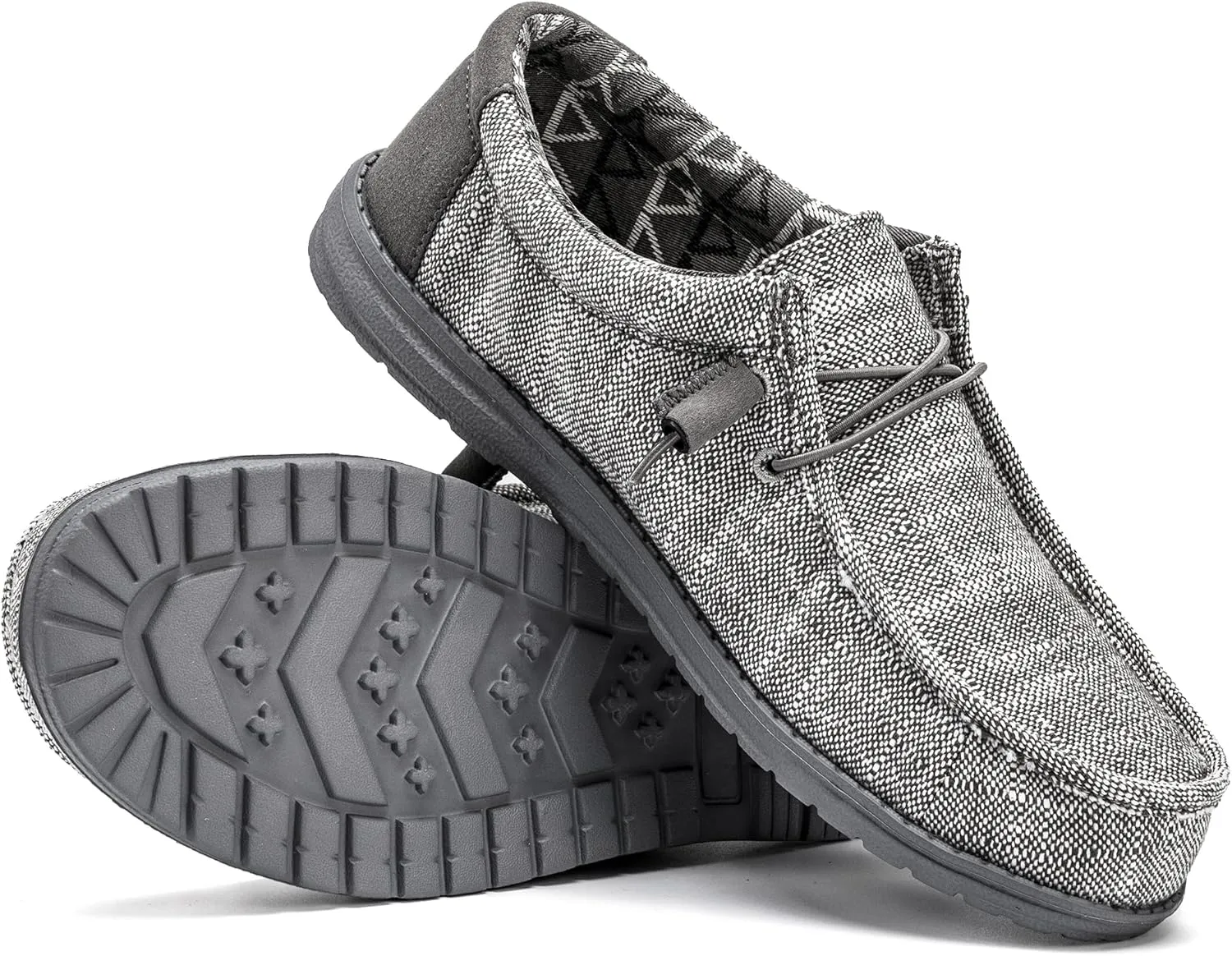 suroad Men's Loafers Slip on Shoes for Men Casual Canvas Shoes Comfortable & Light-Weight