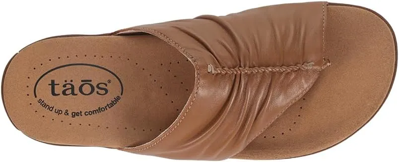 Taos Gift 2 Women's Sandal - Elevate Your Style with A Classic Open Back Toe-Post Design - Premium Comfort with Arch Support and Cooling Gel Padding for All Day Wearability