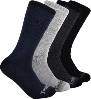 Timberland Men's Crew Socks (4 Pairs)