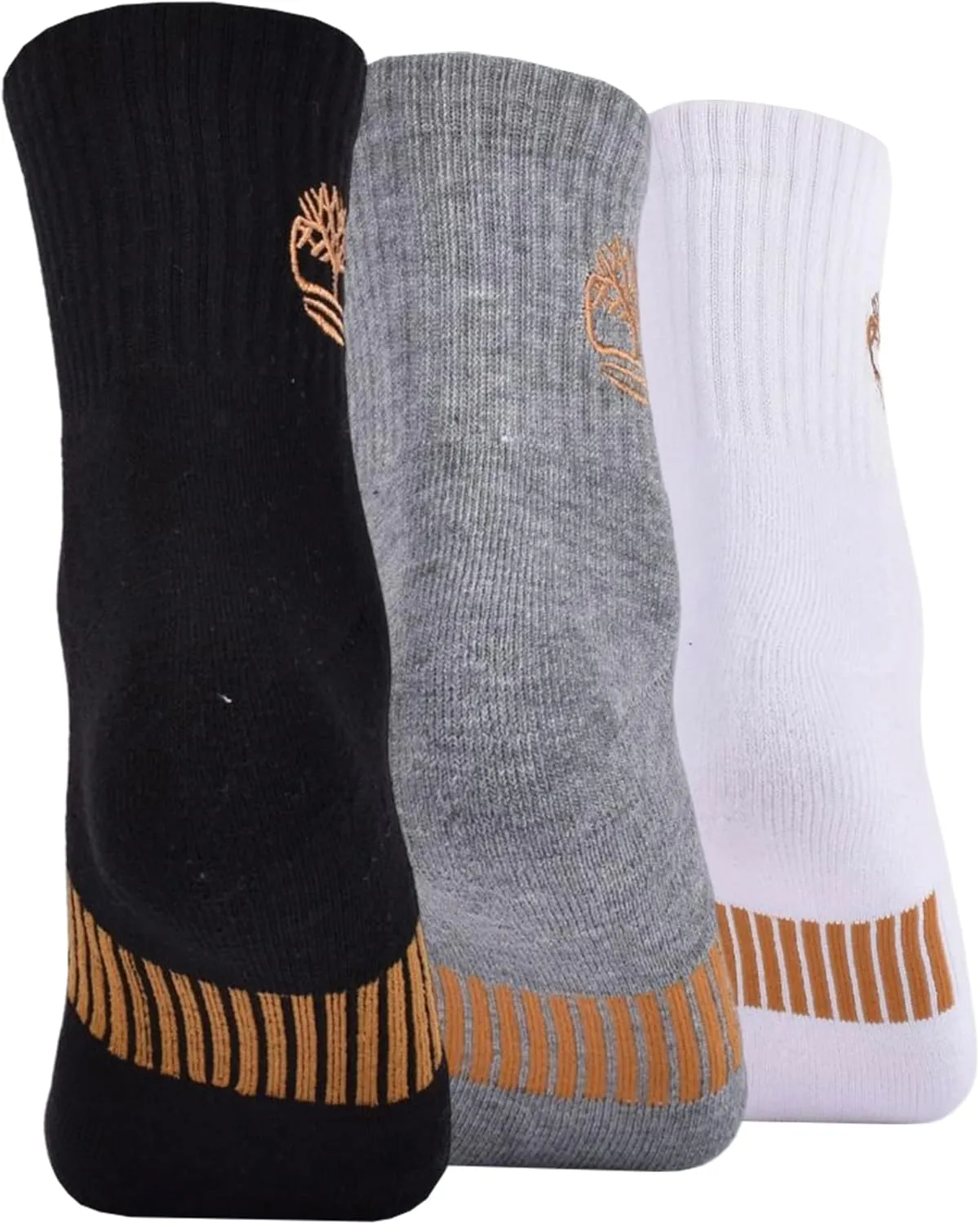 Timberland Men's Half Cushioned Quarter Socks (3 Pairs)