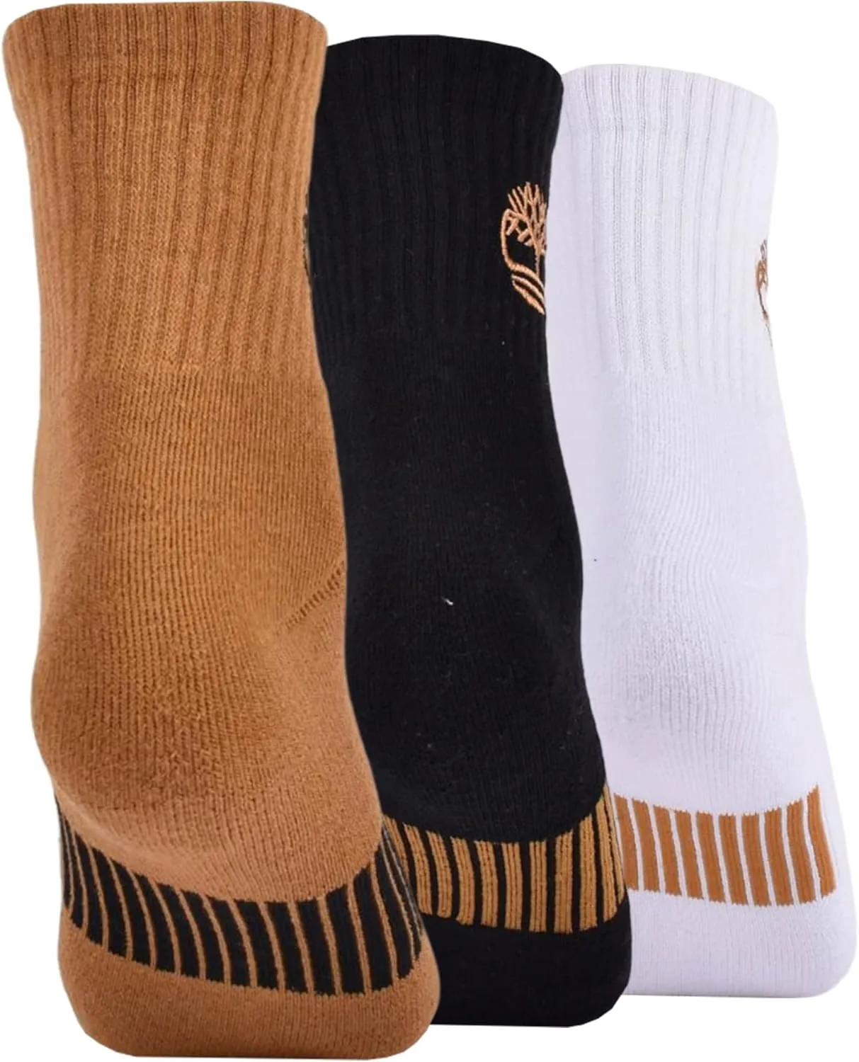 Timberland Men's Half Cushioned Quarter Socks (3 Pairs)
