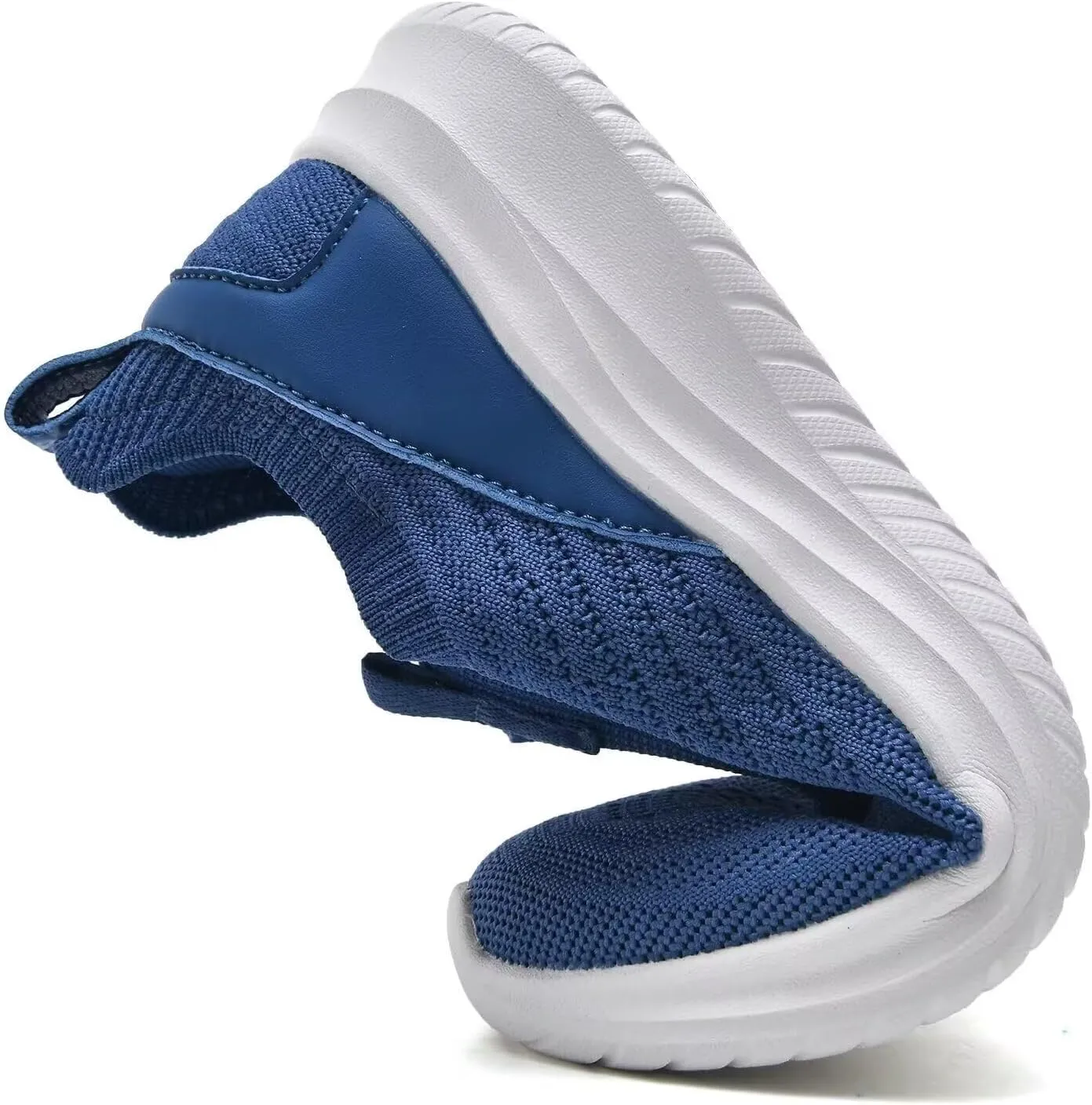 TIOSEBON Women's Walking Tennis Shoes Knit Comfortable Slip on Breathable Mesh Lightweight Sneaker