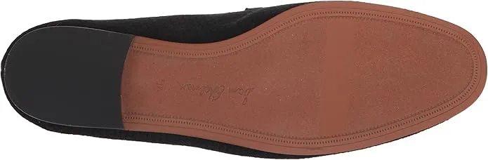 Today only Classic Slip Edelman Sam Toe Loraine On Black Almond Loafers Embossed Sustainable Velvet