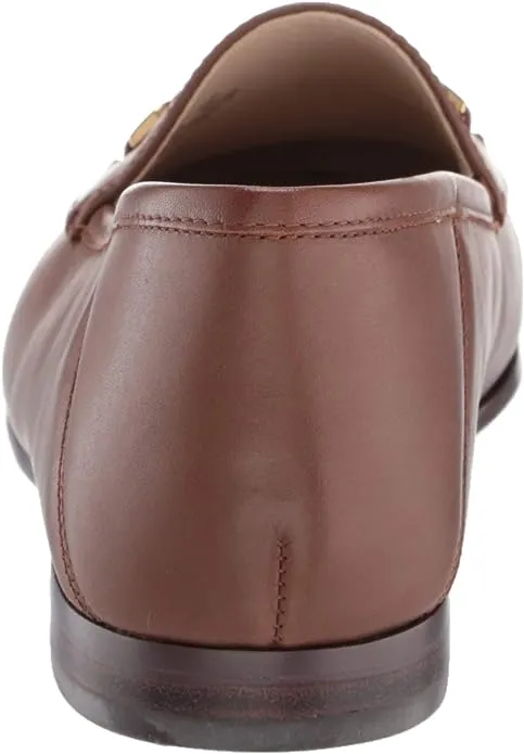 Toe Loafers Slip Almond Fashion Nut Loraine Edelman On Stacked Sam Heel Loved by customers Sophisticated Brown