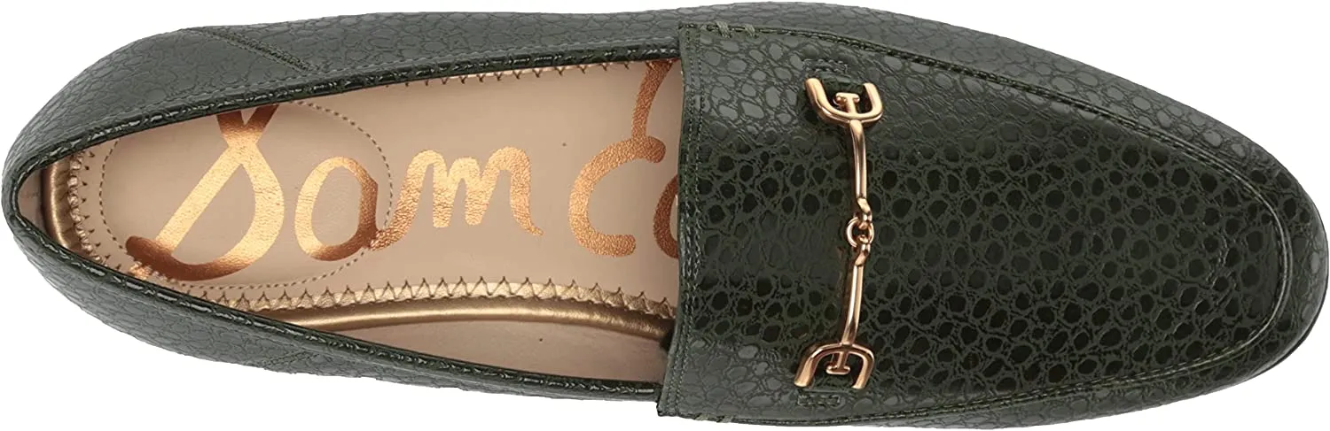Toe Loraine Croco Emerald Pebbled Early-bird deal On Refined Deep Almond Loafer Slip Sam Fashion Edelman