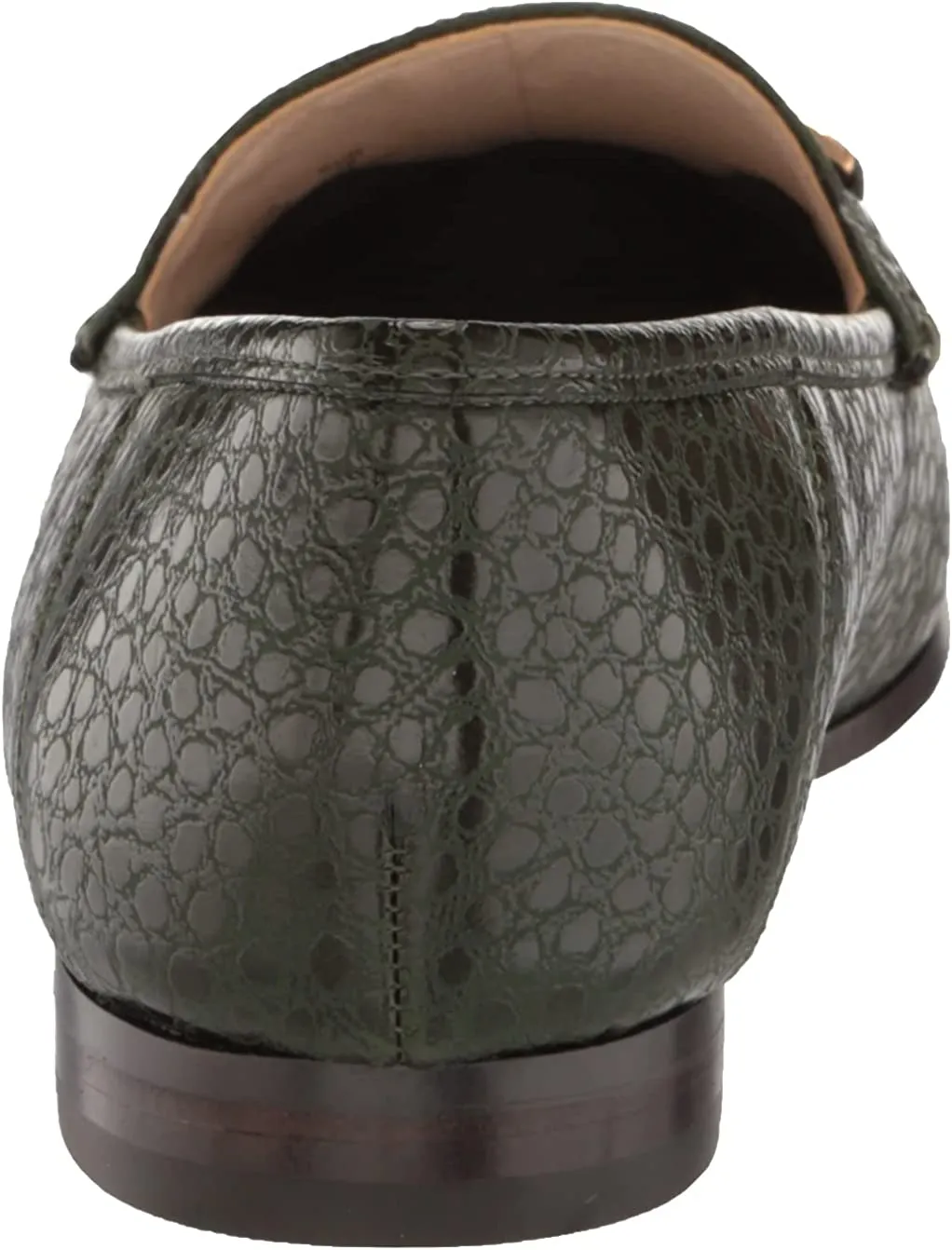 Toe Loraine Croco Emerald Pebbled Early-bird deal On Refined Deep Almond Loafer Slip Sam Fashion Edelman