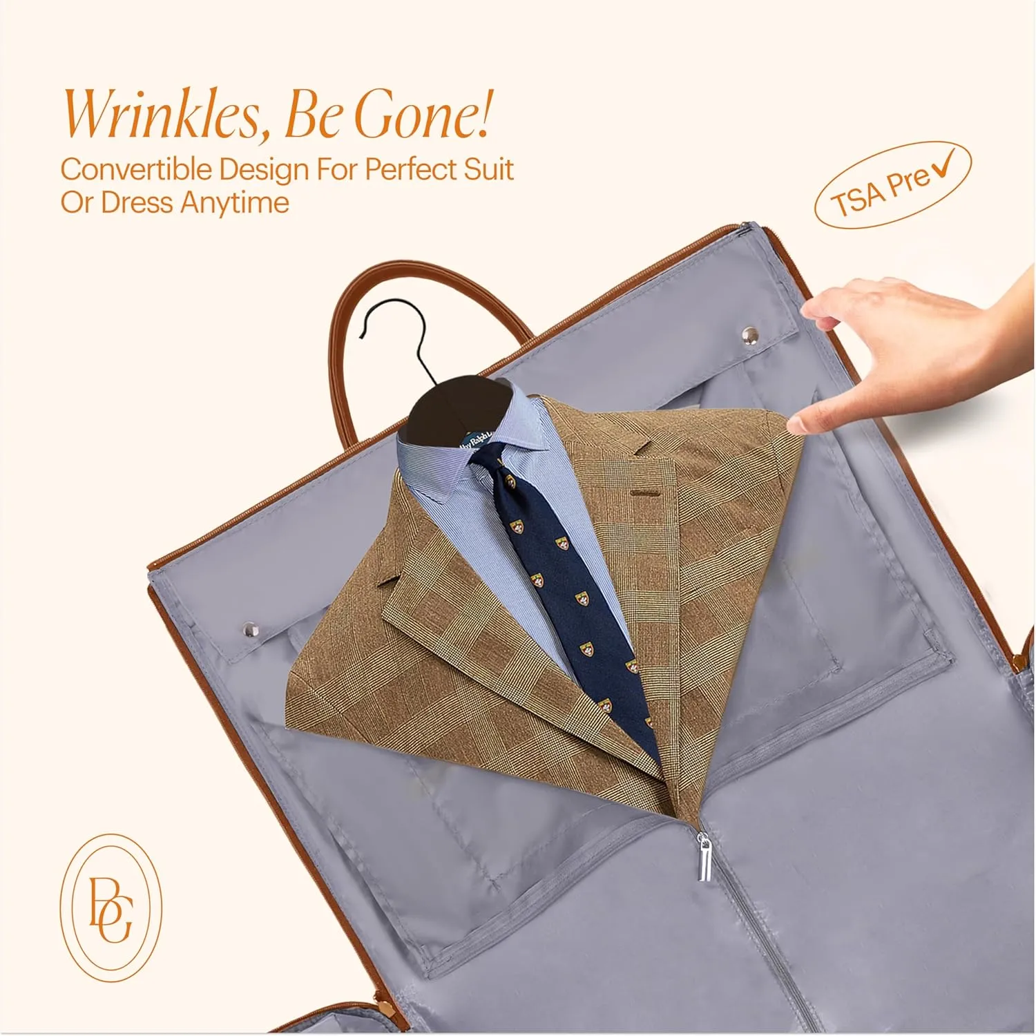 Travel Garment Bag Carry On, Convertible Garment Bags for Travel Suits and Dresses Folding, Garment Duffle Bags for Travel Carry On, Garment Duffel Bags for Travel, Carry on Garment Bag