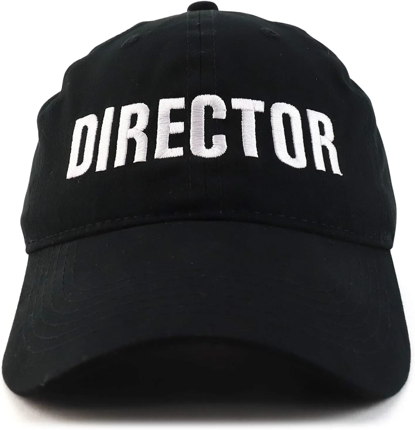 Trendy Apparel Shop Director Embroidered Soft Cotton Low Profile Dad Hat Baseball Cap