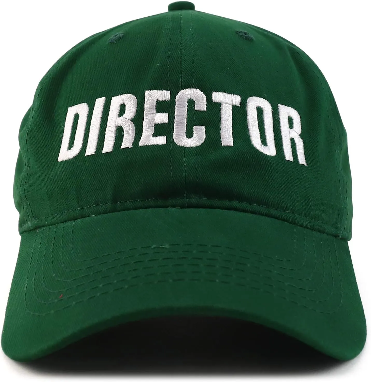 Trendy Apparel Shop Director Embroidered Soft Cotton Low Profile Dad Hat Baseball Cap