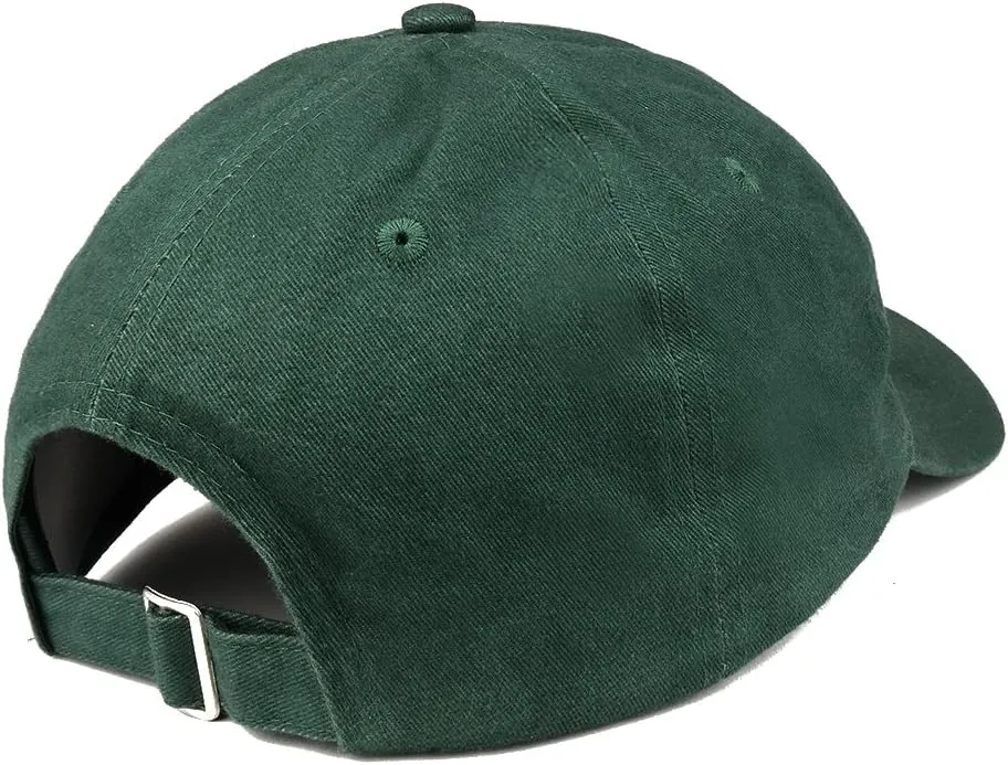 Trendy Apparel Shop Director Embroidered Soft Cotton Low Profile Dad Hat Baseball Cap