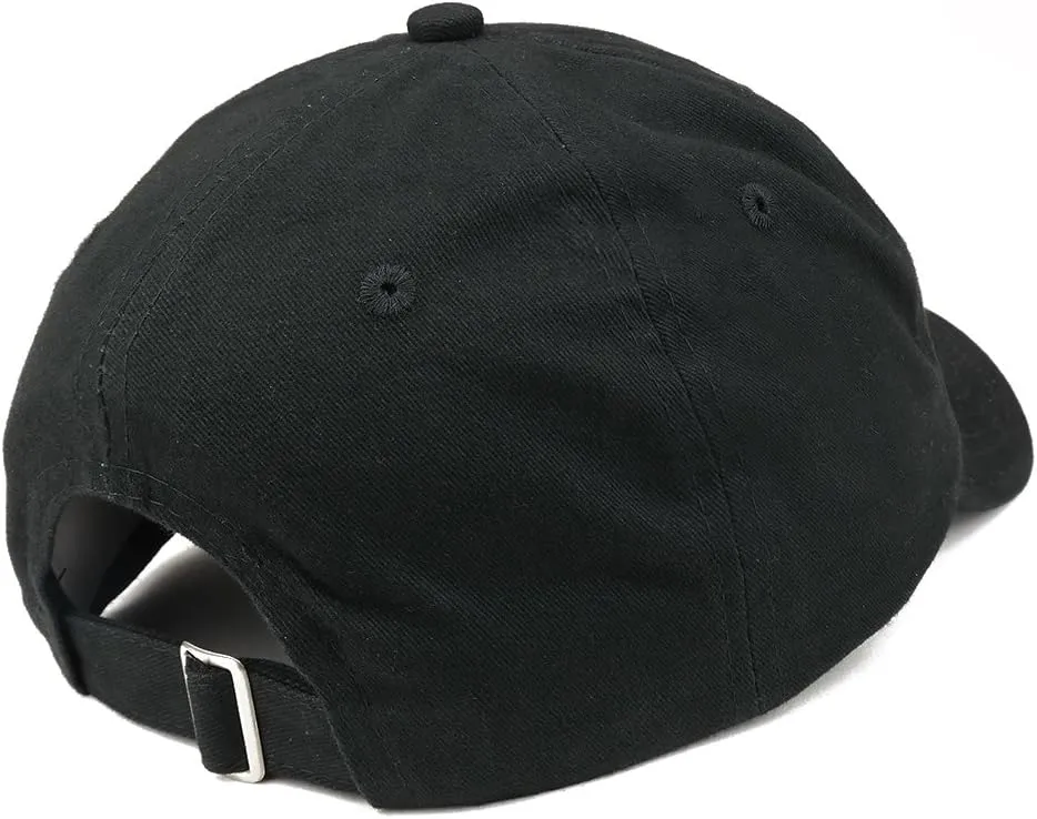 Trendy Apparel Shop Director Embroidered Soft Cotton Low Profile Dad Hat Baseball Cap