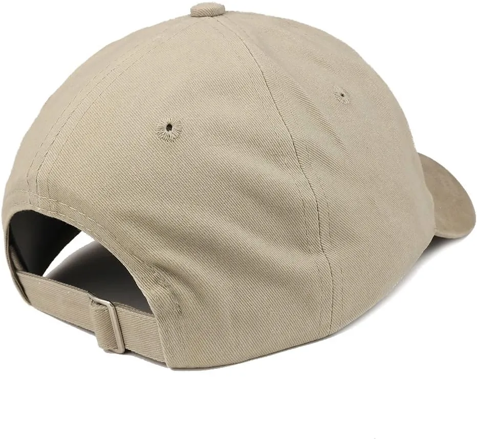 Trendy Apparel Shop Minnesota State Outline Embroidered Soft Cotton Dad Hat