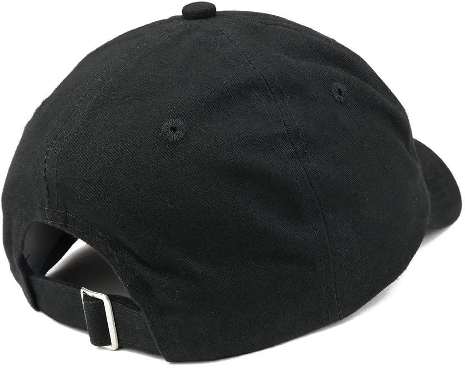 Trendy Apparel Shop World's Greatest Dad Embroidered Soft Crown 100% Brushed Cotton Cap