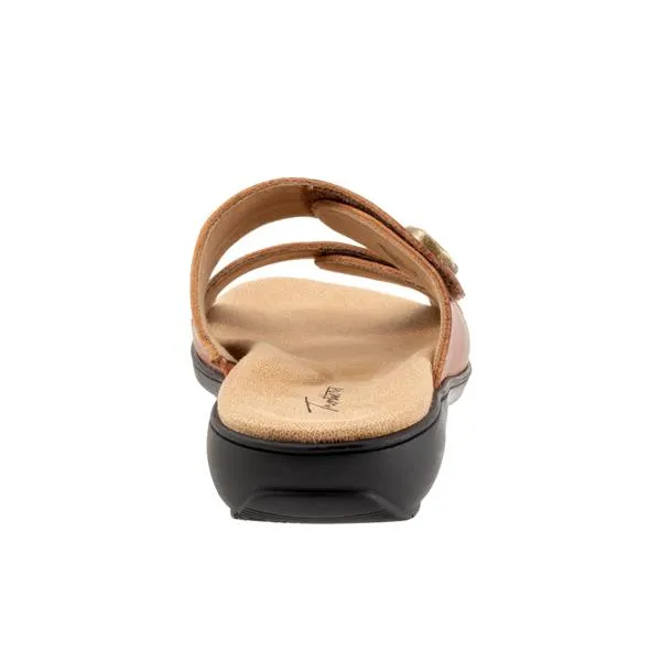 Trotters Women's Ruthie Sandals Luggage Stitch