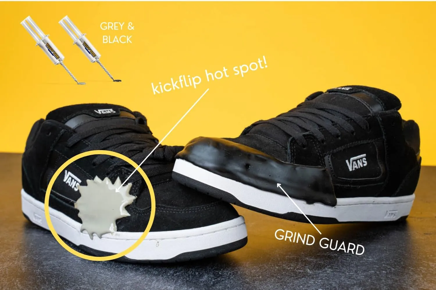 Tuff Toe Skate Shoe Protector Guard Cover Dip | Waterproof Shoe Repair Glue Adhesive