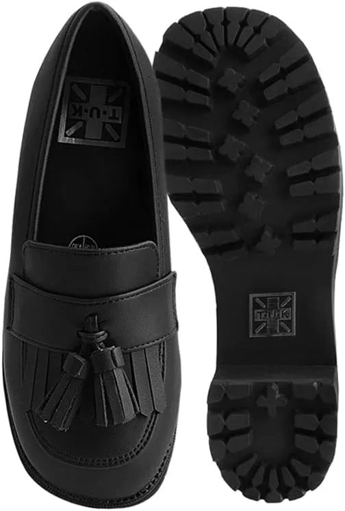 T.U.K Fringe Loafer Platform