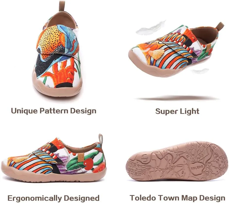 UIN Kid's Walking Shoes High Top Knitted Boots Casual Lightweight Comfort Fashion Sneaker Madrid