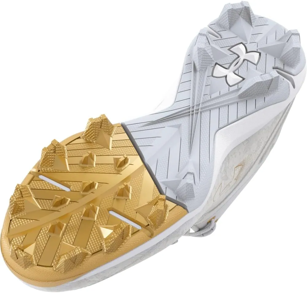 Under Armour Boy's Harper 8 Mid TPU Jr Baseball Shoe