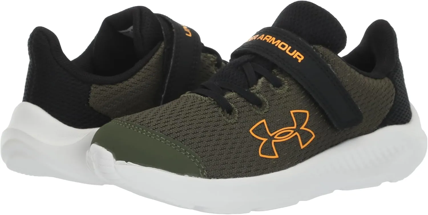 Under Armour Kids' Pre School Pursuit 3 Big Logo Alternate Closure Running Shoe