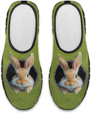 UNICEU Easter Casual Shoes for Women Slip On Low Top Fashion Sneakers Breathable Lightweight Walking Work Footwear