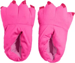 Unisex Cozy Flannel House Monster Slippers Halloween Animal Costume Paw Claw Shoes